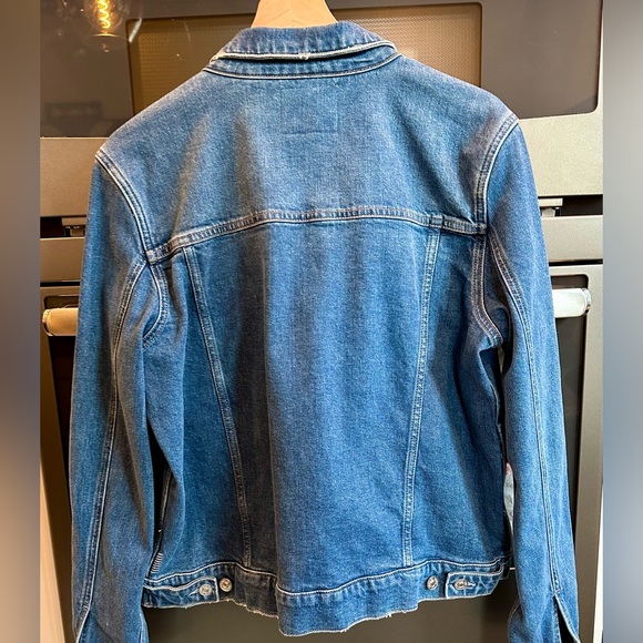 Paige Rowan denim jacket, medium wash, size XL - Picture 4 of 6